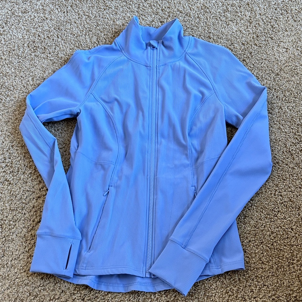 NWOT 90 degree by reflex - Women's Blue Athletic Zip Up